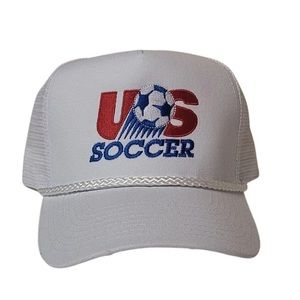 US Soccer Trucker Hat - White